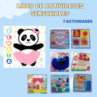 Libro sensoriales 7 actividades